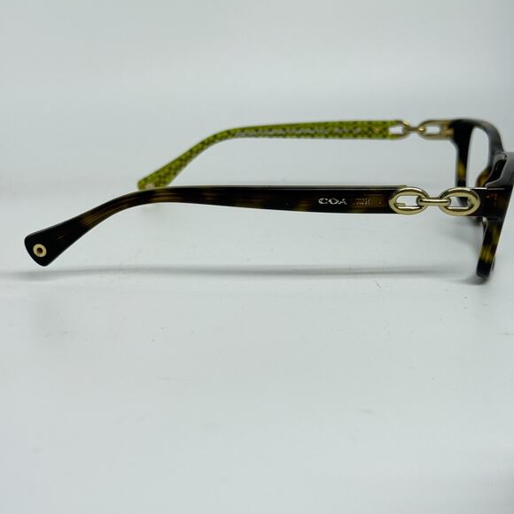 Coach HC 6052 Fannie 5232 Eyeglasses Frames Brown Green Womens 52-16-135 19235 - Picture 4 of 7